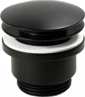 Смеситель для раковины Lemark Bronx LM3709BL с донным клапаном чёрный